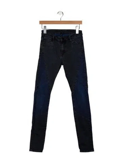 Pre-owned Brockenbow Mid-rise Skinny Leg Jeans In Blue
