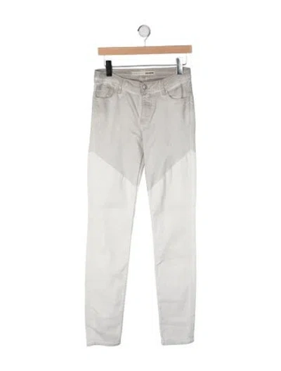Pre-owned Brockenbow Skinny Leg Pants In Gray