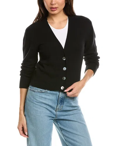 Brodie Cashmere Alani Cashmere Cardigan In Black