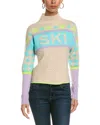 Brodie Cashmere Alpine Ski Mock Cashmere Sweater In Multi