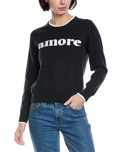 Brodie Cashmere Amore Cashmere-blend Sweater In Blue
