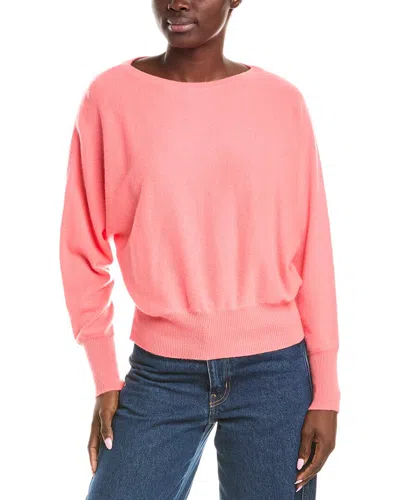 Brodie Cashmere Anya Boat Neck Cashmere Sweater In Orange