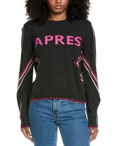 Brodie Cashmere Apres Wool & Cashmere-blend Sweater In Black