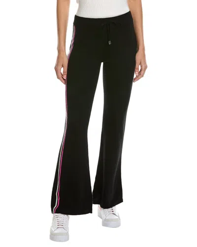 Brodie Cashmere Aspen Flared Cashmere Jogger In Black