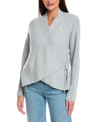 Brodie Cashmere Aubrey Cashmere Cardigan In Gray