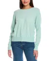 Brodie Cashmere Beaulah Cashmere Button Cardigan In Blue