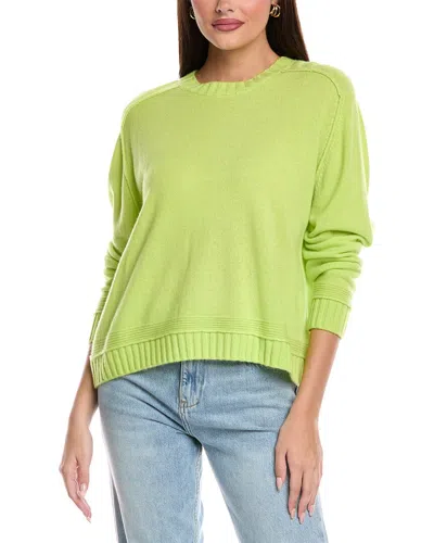 Brodie Cashmere Verity V-neck Cashmere Sweater In Green