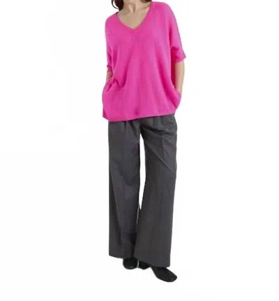 Brodie Cashmere Bronte Tee In Diva Pink