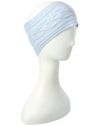 Brodie Cashmere Cable Cashmere Headband In Green
