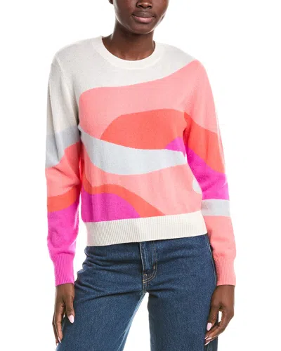 Brodie Cashmere Cari Wave Cashmere Sweater In Multi
