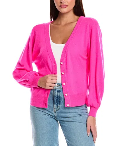 Brodie Cashmere Caroline Cashmere Cardigan In Pink
