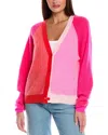 Brodie Cashmere Chloe Colorblock Cashmere Cardigan In Multi