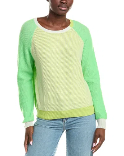 BRODIE CASHMERE BRODIE CASHMERE CHLOE COLORBLOCKED CASHMERE SWEATER