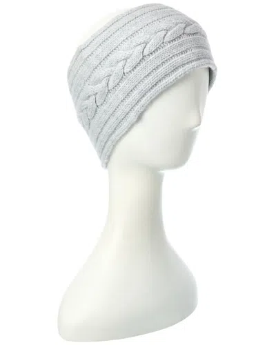 Brodie Cashmere Chunky Cable Cashmere Headband In Yellow