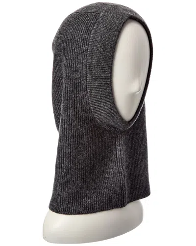 Brodie Cashmere Classic Cashmere Balaclava In Gray