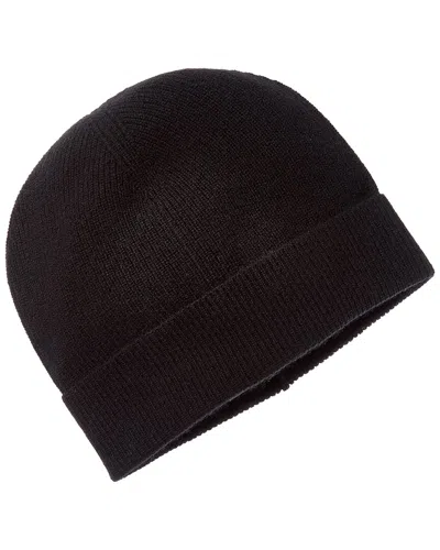 Brodie Cashmere Classic Cashmere Beanie In Black