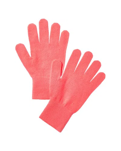 Brodie Cashmere Classic Cashmere Gloves In Pink