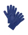 Brodie Cashmere Classic Cashmere Gloves In Blue