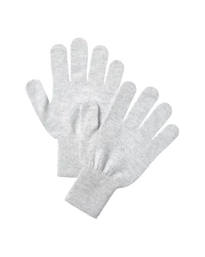 Brodie Cashmere Classic Cashmere Gloves In Gray