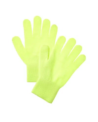 Brodie Cashmere Classic Cashmere Gloves In Green