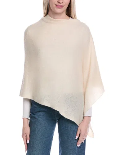 Brodie Cashmere Classic Mini Cashmere Poncho In Gray