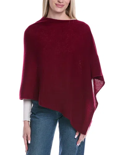 Brodie Cashmere Classic Mini Cashmere Poncho In Brown