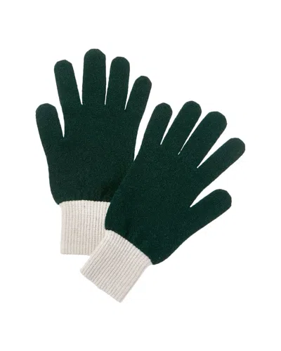 Brodie Cashmere Contrast Cashmere Gloves In Multi