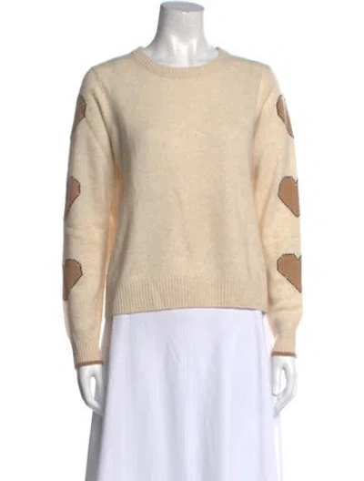 Pre-owned Brodie Cashmere Crew Neck Sweater In Neutral