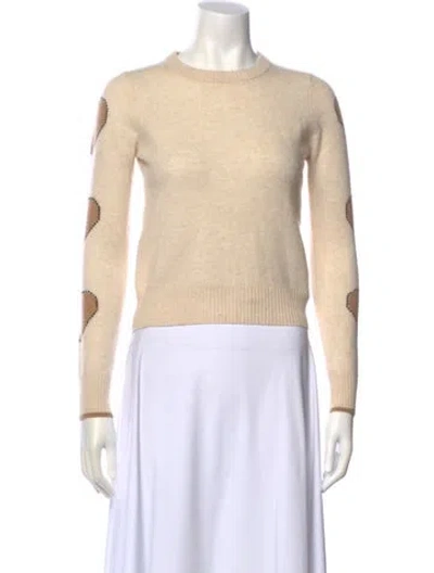 Pre-owned Brodie Cashmere Crew Neck Sweater In Neutral