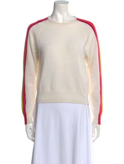 Pre-owned Brodie Cashmere Crew Neck Sweater In Neutral
