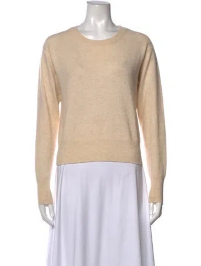 Pre-owned Brodie Cashmere Crew Neck Sweater In Neutrals
