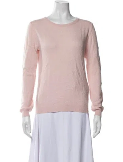 Pre-owned Brodie Cashmere Crew Neck Sweater In Pink