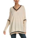Brodie Cashmere Delilah Cashmere Poncho Sweater In Multi