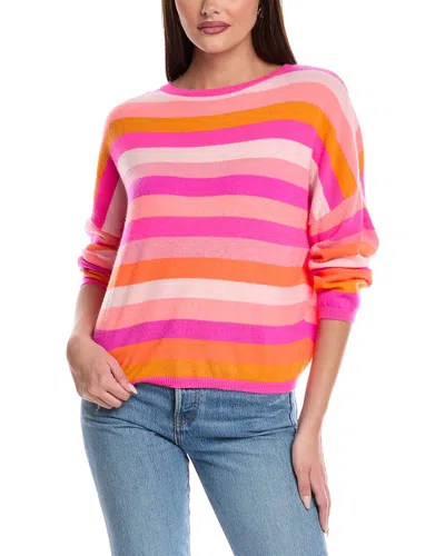 Brodie Cashmere Doris Stripe Cashmere Sweater In Multi