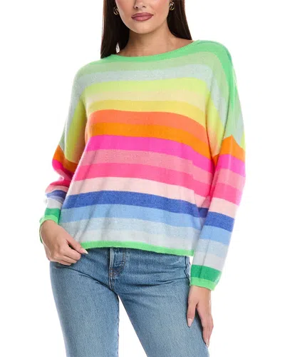Brodie Cashmere Doris Stripe Cashmere Sweater In Multi