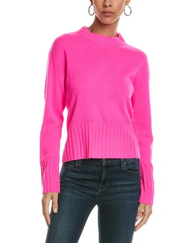 Brodie Cashmere Effie Cashmere Sweater In Pink