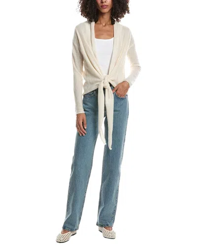 Brodie Cashmere Estelle Sparkle Multi Way Cashmere Cardigan In Neutral