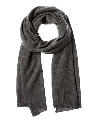 Brodie Cashmere Evie Cashmere Scarf In Grey
