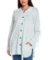Brodie Cashmere Fringe Imogen Cashmere Jacket In Blue