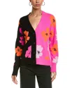 BRODIE CASHMERE BRODIE CASHMERE FUNKY FLORAL CASHMERE CARDIGAN