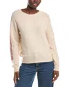 Brodie Cashmere Gemma Geo Cashmere Sweater In Neutral