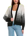 Brodie Cashmere Gradient Fade Cashmere Cardigan In Multi