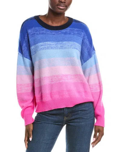Brodie Cashmere Gradient Fade Cashmere Sweater In Multi