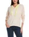 Brodie Cashmere Harper Cashmere Hoodie In Neutral