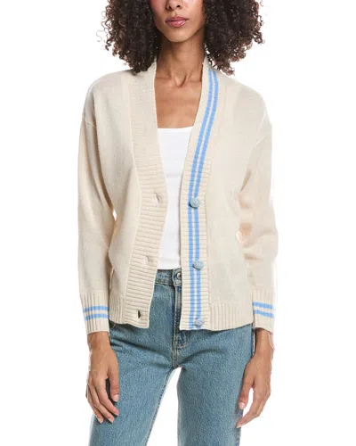 Brodie Cashmere Jadore La Mer Cashmere Cardigan In Neutral