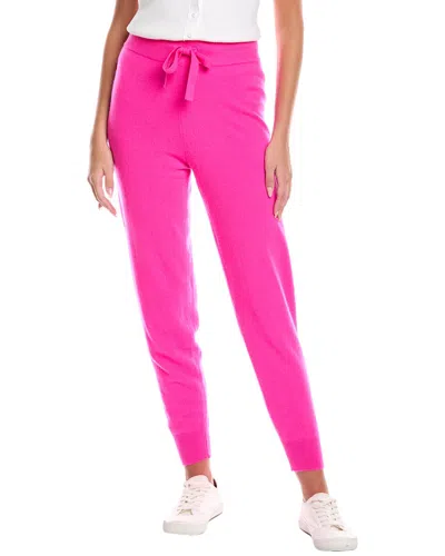Brodie Cashmere Jogger Pant In Pink