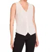Brodie Cashmere Knitted Waistcoat In White In White
