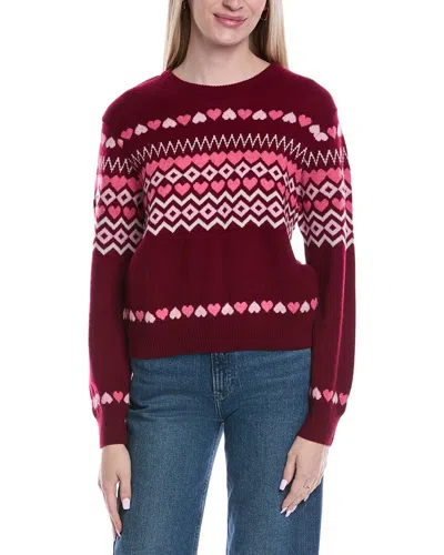 Brodie Cashmere Love Fairisle Wool & Cashmere-blend Sweater In Multi