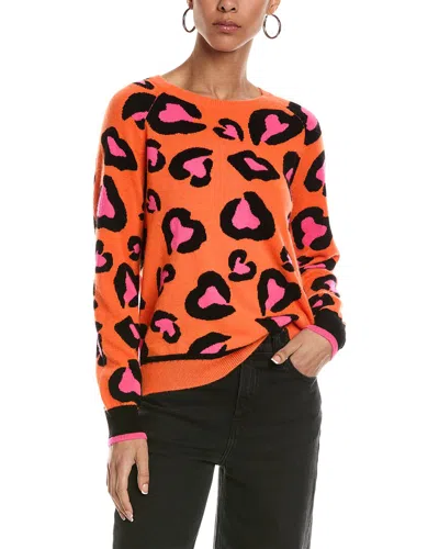 Brodie Cashmere Lucy Cashmere Sweater In Orange