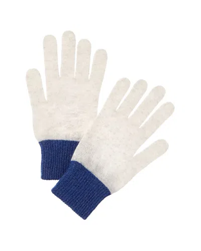 Brodie Cashmere Lurex Cuff Cashmere Gloves In Multi